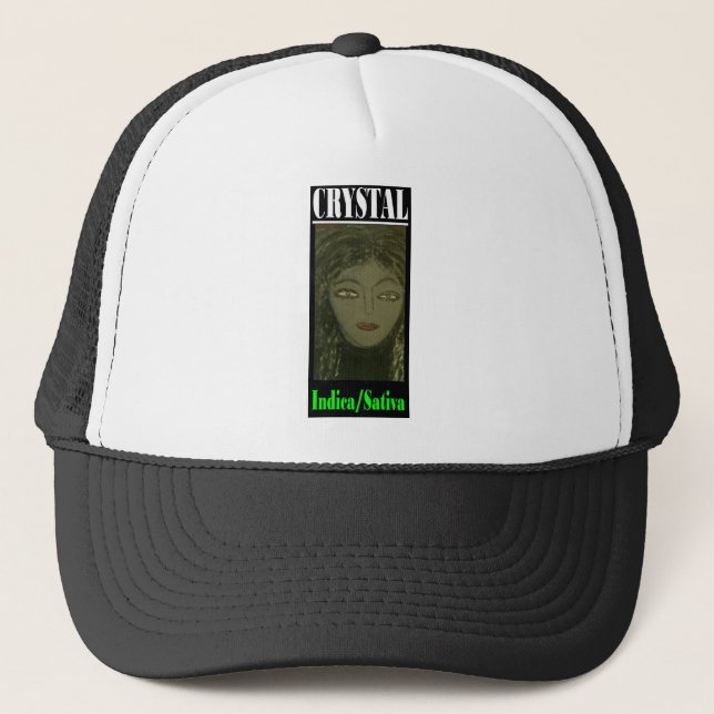 GORRA DE CAMIONERO CRISTAL INDICA SATIVA (Anverso)