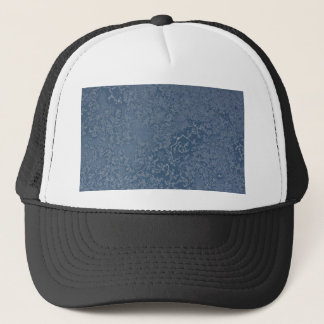 Gorra De Camionero Cristales de hielo azul de acero oscuro