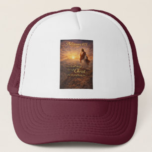 Gorra de camionero cristiana Filipenses 4:13