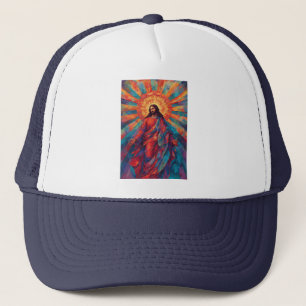 Gorra de camionero cristiana Jesús Resucitado Colo