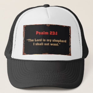 Gorra de camionero cristiana versículo de la Bibli