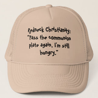 Gorra De Camionero Cristianismo del campesino sureño: "Pase la placa