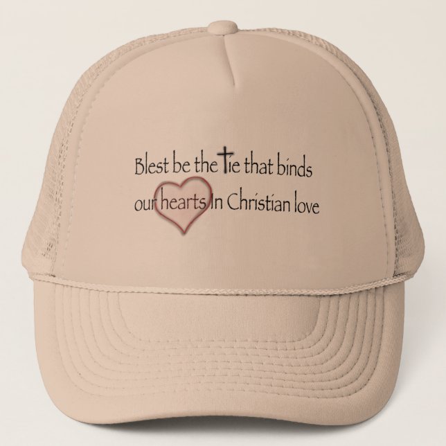 Gorra De Camionero Cristiano ‘Blest Be the Tie’ (Anverso)