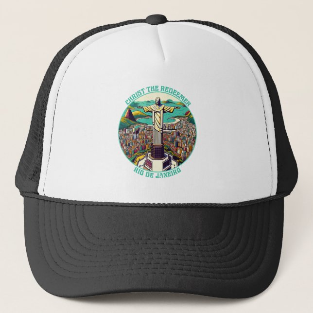 Gorra De Camionero Cristo Redentor, Río de Janeiro (Anverso)