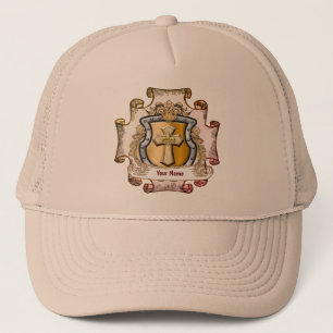 Gorra De Camionero Cristos Cross Shield Apname