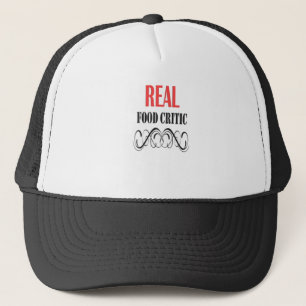 Gorra De Camionero Crítico de la comida real