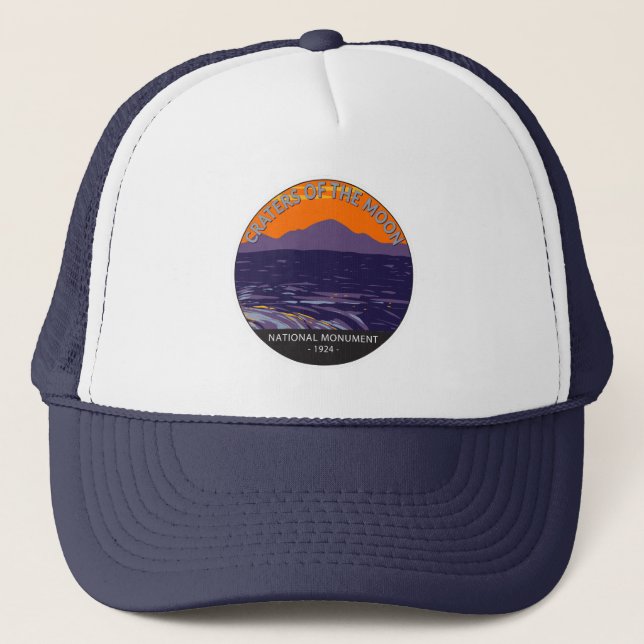 Gorra De Camionero Críticos del Monumento Nacional a la Luna Idaho (Anverso)