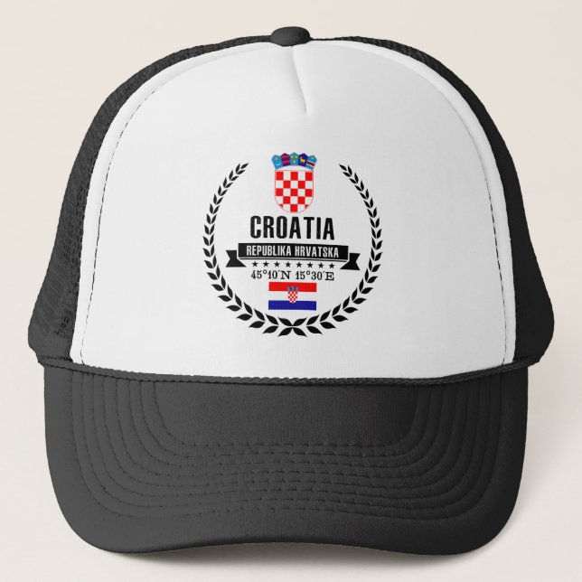 Gorra De Camionero Croacia (Anverso)
