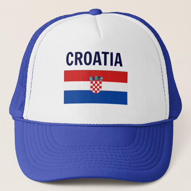 Gorra De Camionero Croacia - Bandera de Croacia (Anverso)