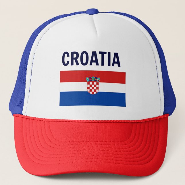 Gorra De Camionero Croacia - Bandera de Croacia (Anverso)