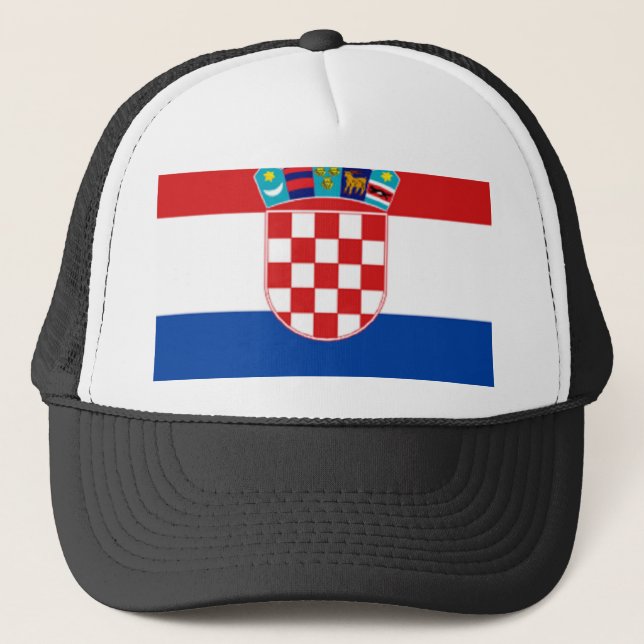 Gorra De Camionero Croacia: Bandera de Croacia (Anverso)