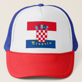 Gorra De Camionero Croatian Flag Design