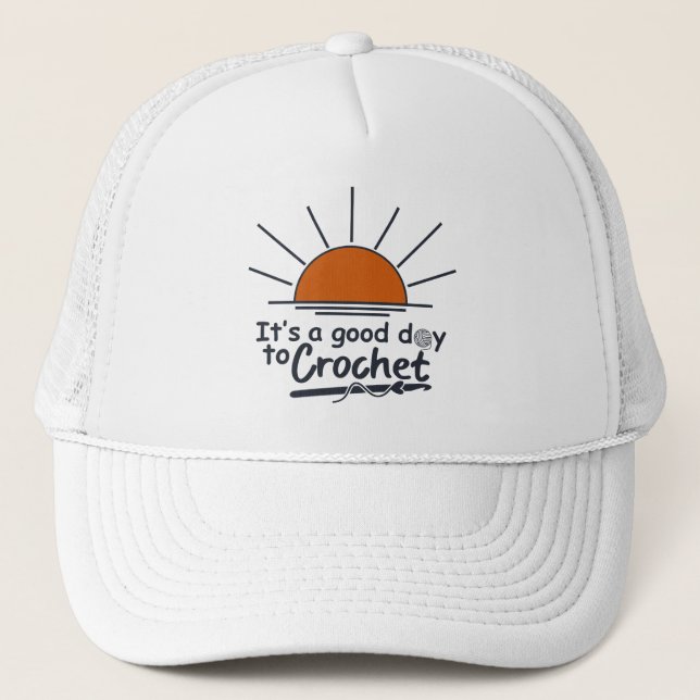 Gorra De Camionero crochet gracioso (Anverso)