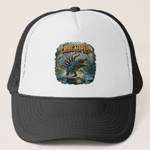 Gorra De Camionero Croctopus Ilustracion Combo Creature Gracioso