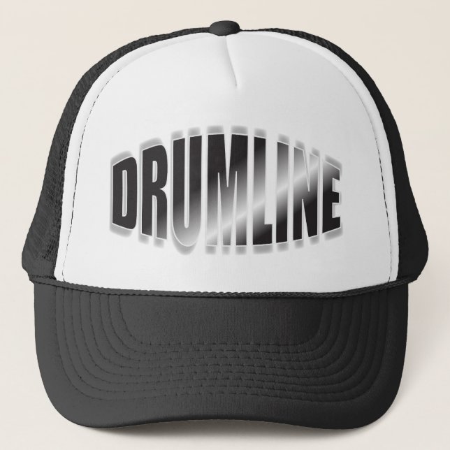 Gorra De Camionero Cromo negro de Drumline (Anverso)