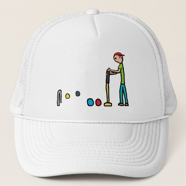 Gorra De Camionero Croquet (Anverso)