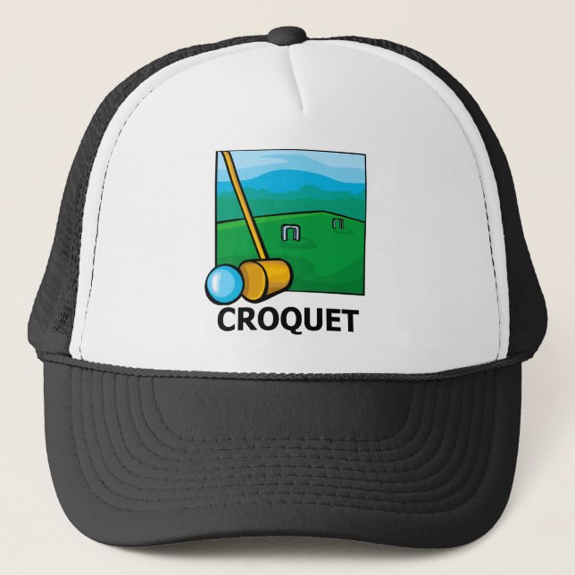 Gorra De Camionero Croquet (Anverso)