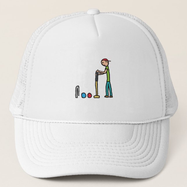 Gorra De Camionero Croquet (Anverso)