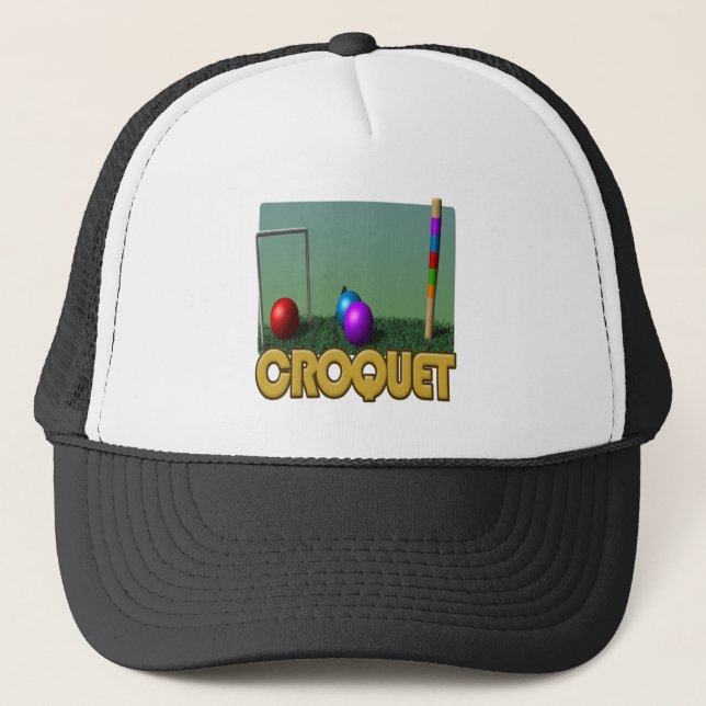 Gorra De Camionero Croquet 5 (Anverso)