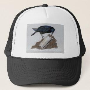 Gorra De Camionero Crow y Harmonica