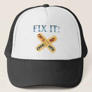 Gorra De Camionero ¡CRPS / RSD Arreglarlo! Ayuda de banda X