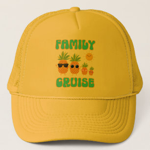 Gorra De Camionero Crucero Familiar Piña Familia