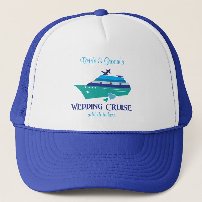 Gorra De Camionero Cruceros boda (Anverso)