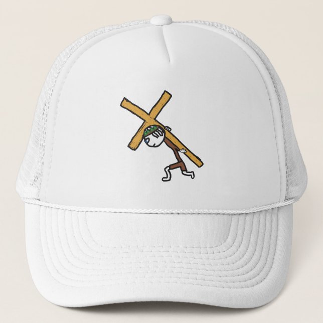 Gorra De Camionero Crucifijo (Anverso)