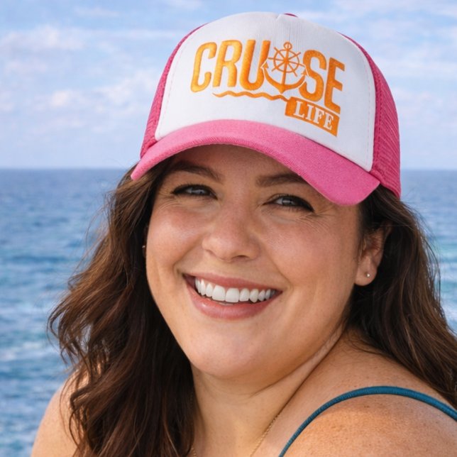 Gorra De Camionero Cruise Life (Fun Cruise Hat featuring #CruiseLife)