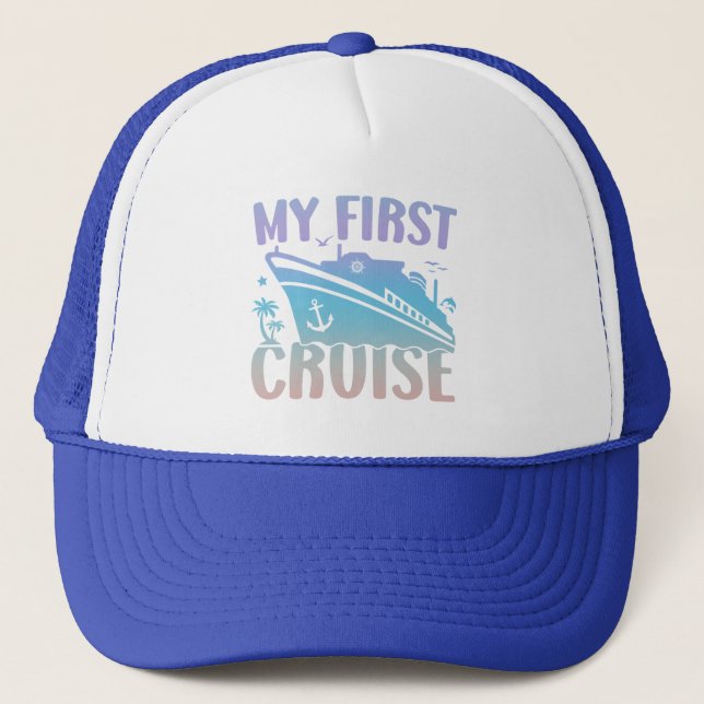 Gorra De Camionero Cruise My First Cruise 2025 (Anverso)