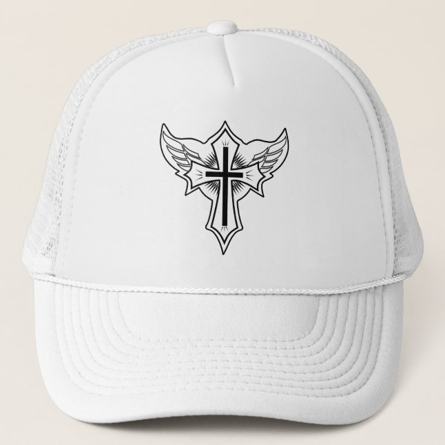 Gorra De Camionero Cruz cristiana (Anverso)