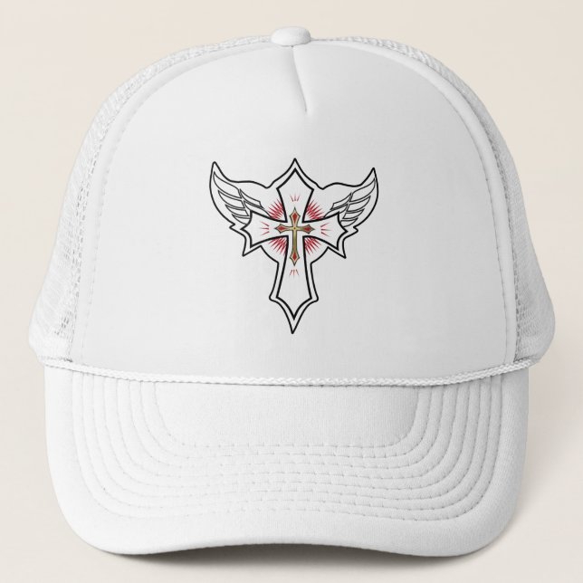 Gorra De Camionero Cruz cristiana (Anverso)