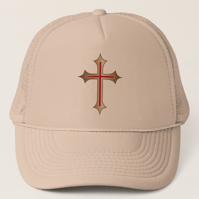Gorra De Camionero Cruz cristiana (Anverso)