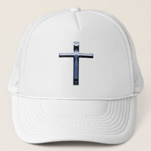 Gorra De Camionero Cruz cromada
