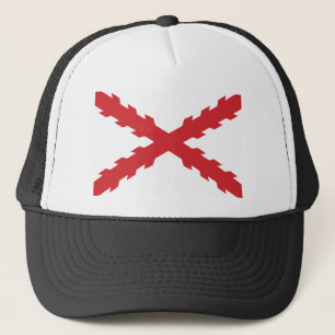 Gorra De Camionero Cruz de la bandera de Borgoña