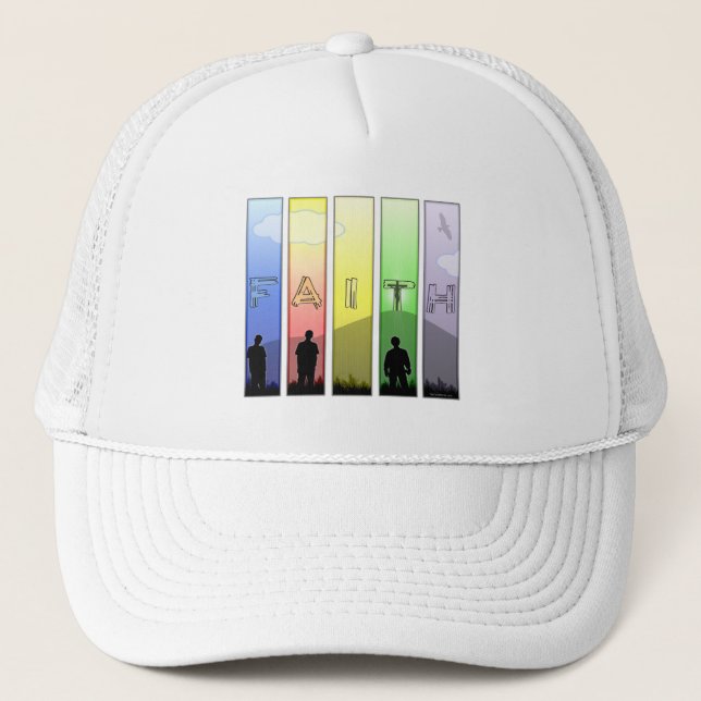 Gorra De Camionero Cruz de la fe (Anverso)