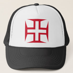Gorra De Camionero Cruz de la orden de Cristo
