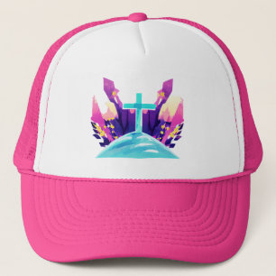 Gorra De Camionero Cruz de Pascua Cristiana