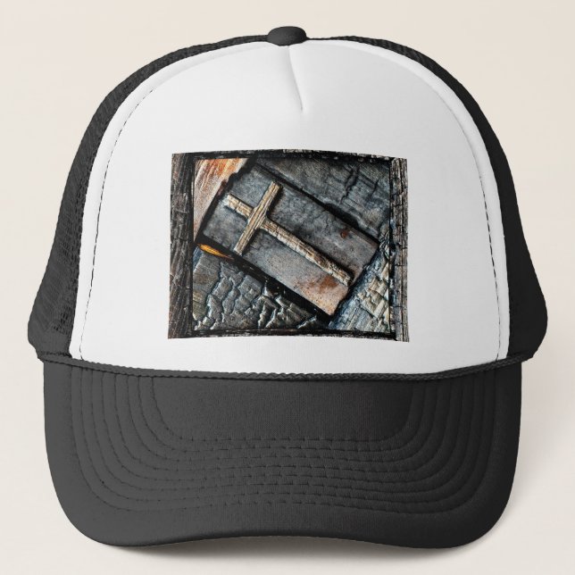 Gorra De Camionero Cruz de Protección (Anverso)