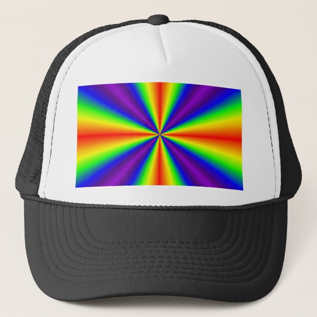 Gorra De Camionero Cruz del Arcoiris (Anverso)