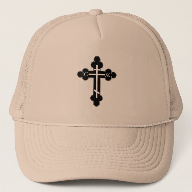 Gorra De Camionero Cruz ortodoxa (Anverso)