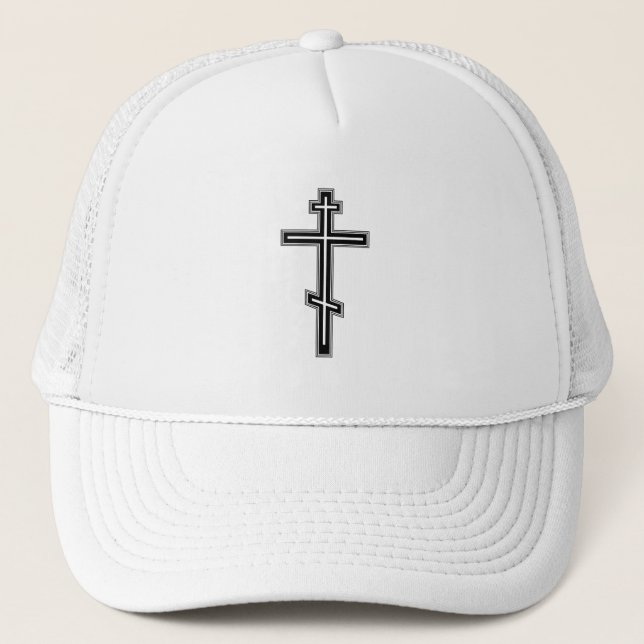Gorra De Camionero Cruz ortodoxa (Anverso)