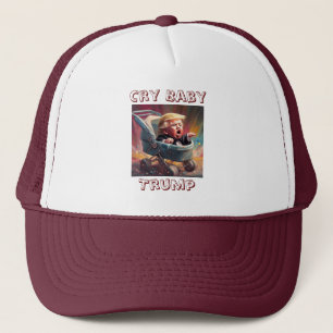 Gorra De Camionero Cry Baby Trump Trucker Hat