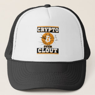 Gorra De Camionero Crypto Over Clout™ Crown the Coin No the Camera