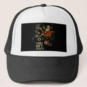 Gorra De Camionero Crypto Sleigh Ride™ Santa ETH para la temporada na