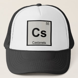 Gorra De Camionero Cs - Música de Castañuelas Química Tabla Periódica