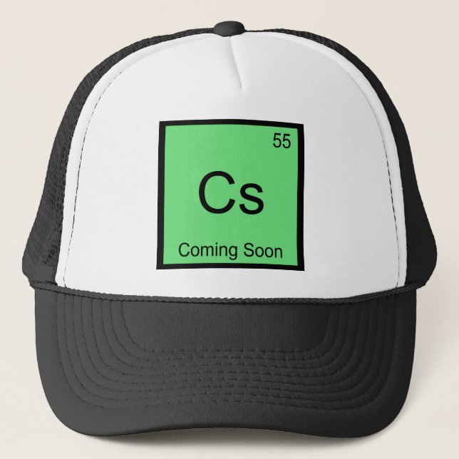 Gorra De Camionero Cs - Próximamente Camiseta del Símbolo del Element (Anverso)