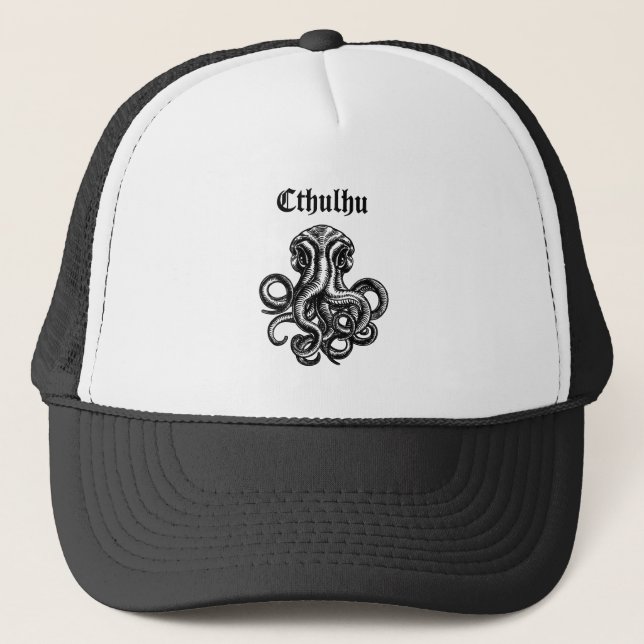 Gorra De Camionero Cthulhu Lord - Savior Lovecraft (Anverso)
