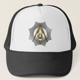 Gorra De Camionero Cuadrado y compás del Freemason