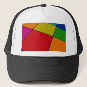 Gorra De Camionero Cuadrados de color